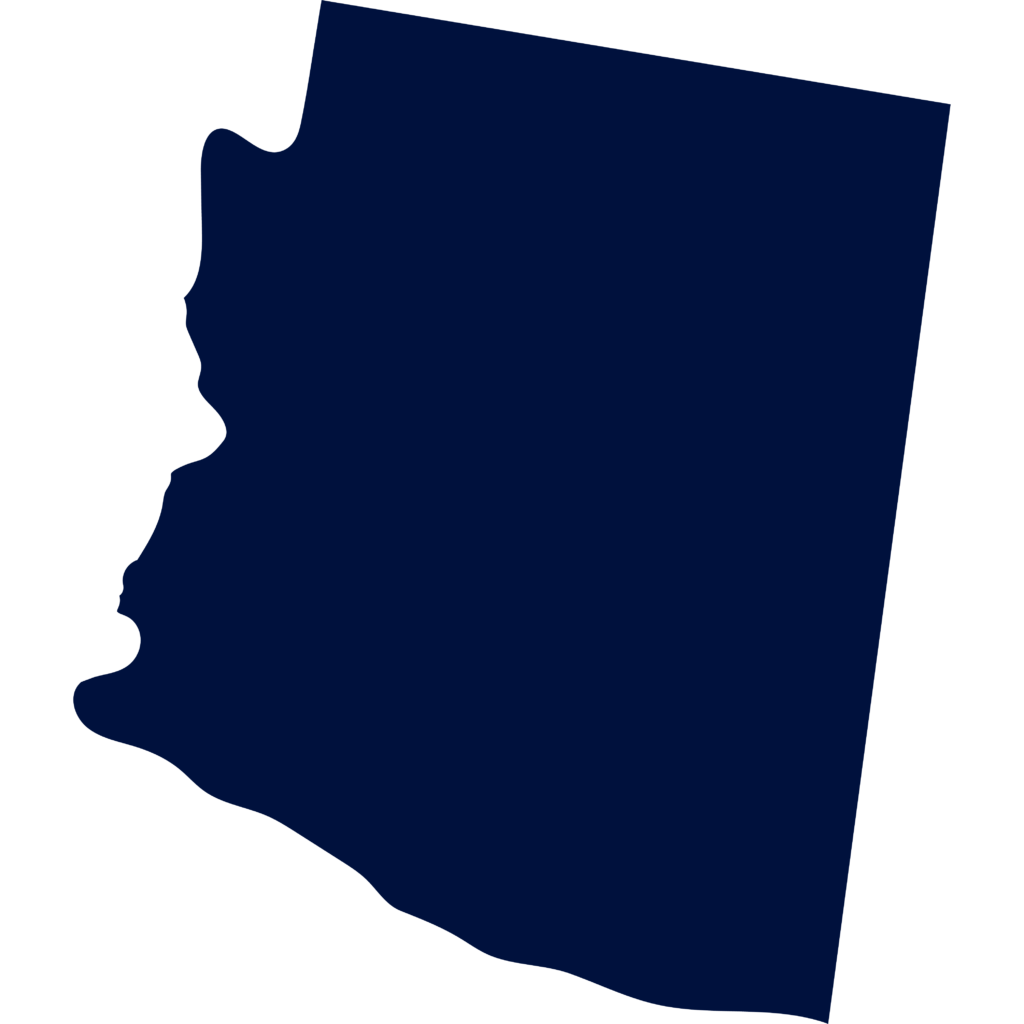 Image of The State of Arizona Map